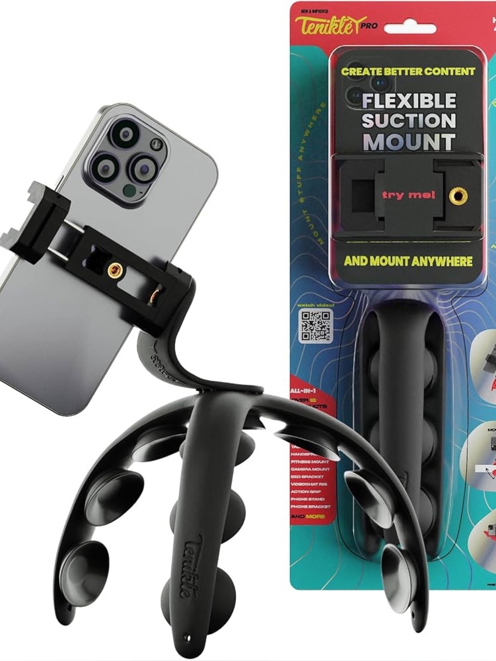 Tenikle Pro Flexible Suction Mount